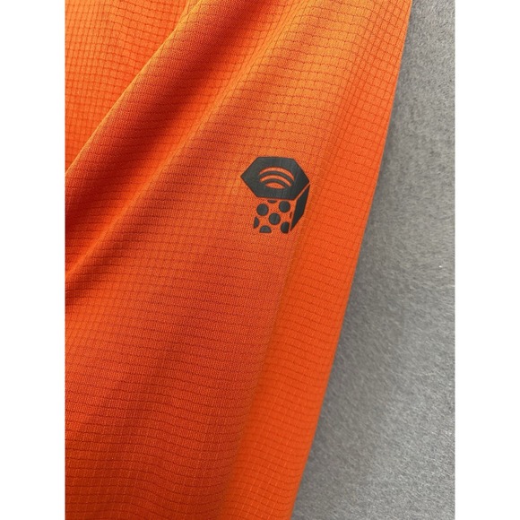 Mountain Hardwear Men's Med Butter Up Base Layer Long Sleeve 1/4 Zip Orange NWOT - Picture 5 of 8